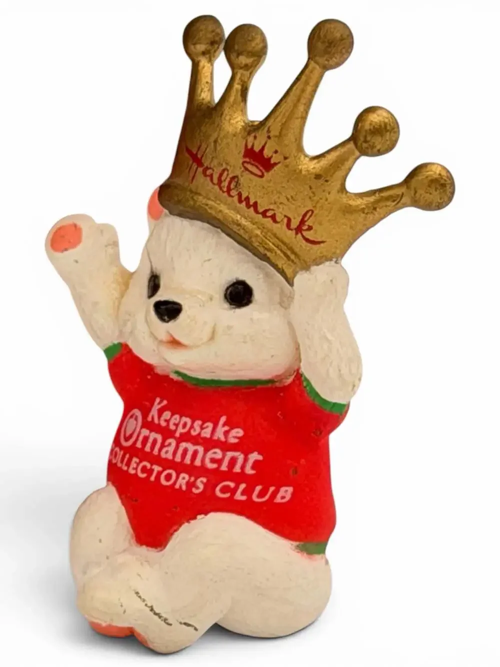 1990 Hallmark Keepsake Ornament Crown Prince Collector's Club Miniature Bear
